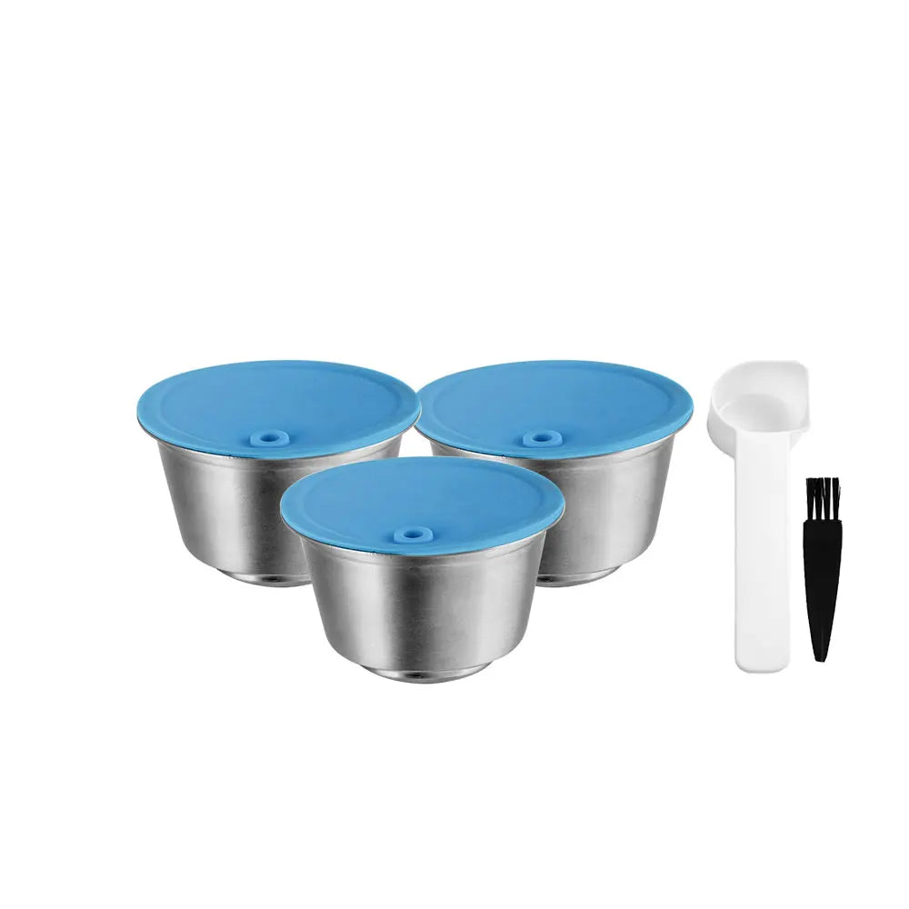 Refillable Stainless Steel Metal Reusable Dolce Gusto Capsule Silicone Cover For Dolce Gusto Cofee Machine Crema Coffee Maker