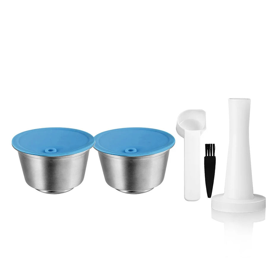 Refillable Stainless Steel Metal Reusable Dolce Gusto Capsule Silicone Cover For Dolce Gusto Cofee Machine Crema Coffee Maker