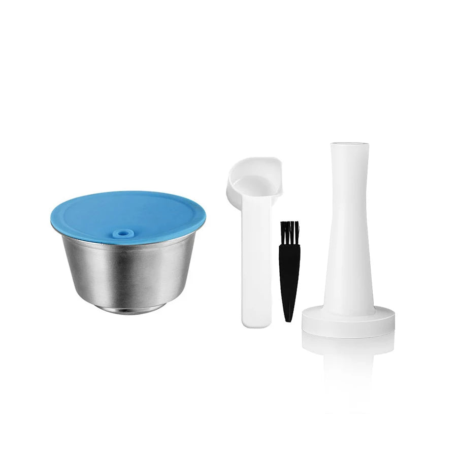 Refillable Stainless Steel Metal Reusable Dolce Gusto Capsule Silicone Cover For Dolce Gusto Cofee Machine Crema Coffee Maker