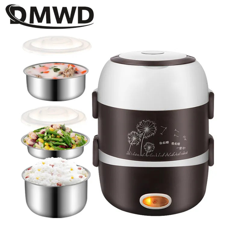 DMWD Electric Mini Rice Cooker 2L