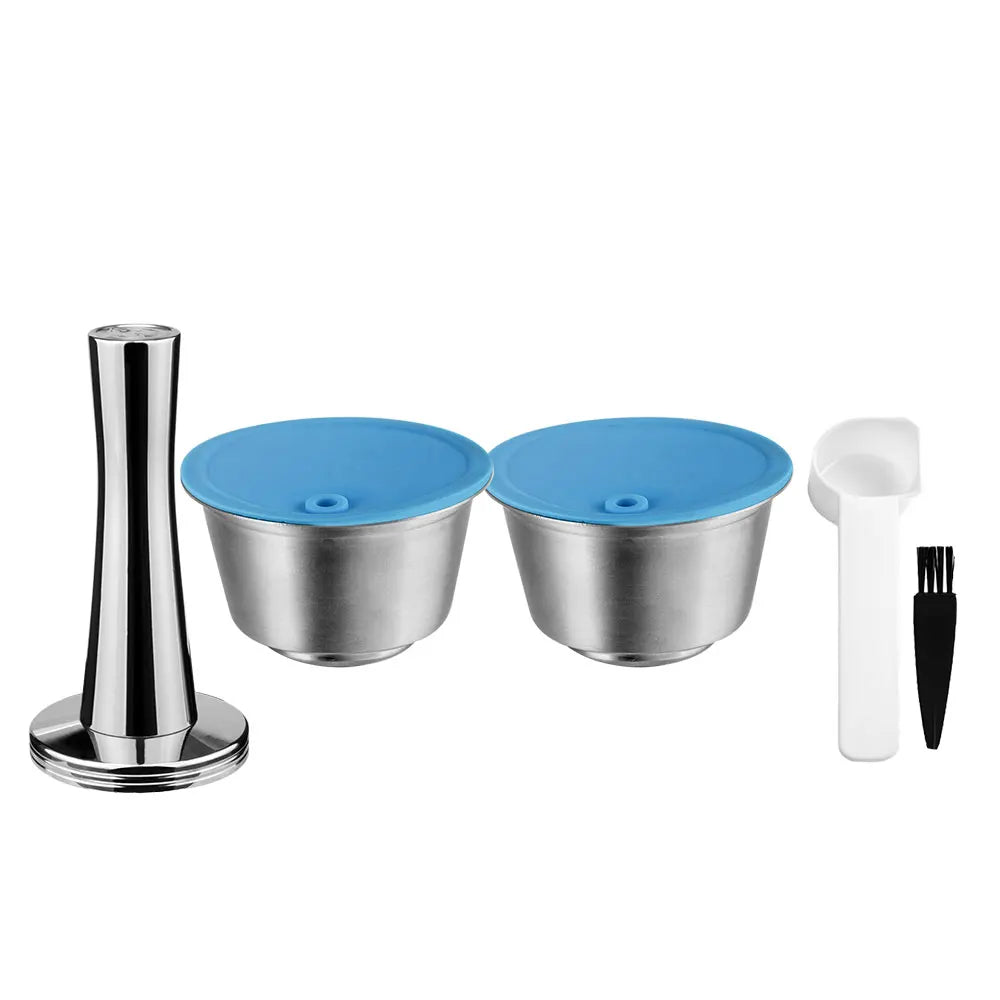 Refillable Stainless Steel Metal Reusable Dolce Gusto Capsule Silicone Cover For Dolce Gusto Cofee Machine Crema Coffee Maker