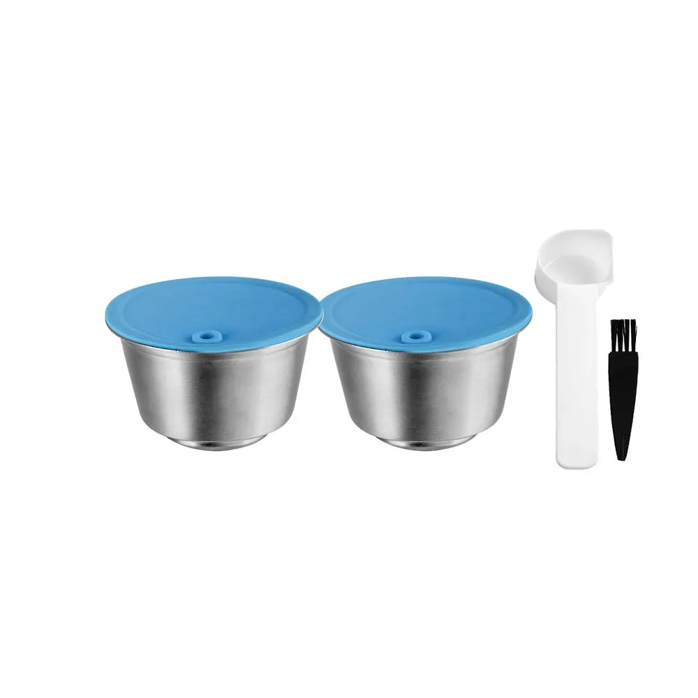 Refillable Stainless Steel Metal Reusable Dolce Gusto Capsule Silicone Cover For Dolce Gusto Cofee Machine Crema Coffee Maker