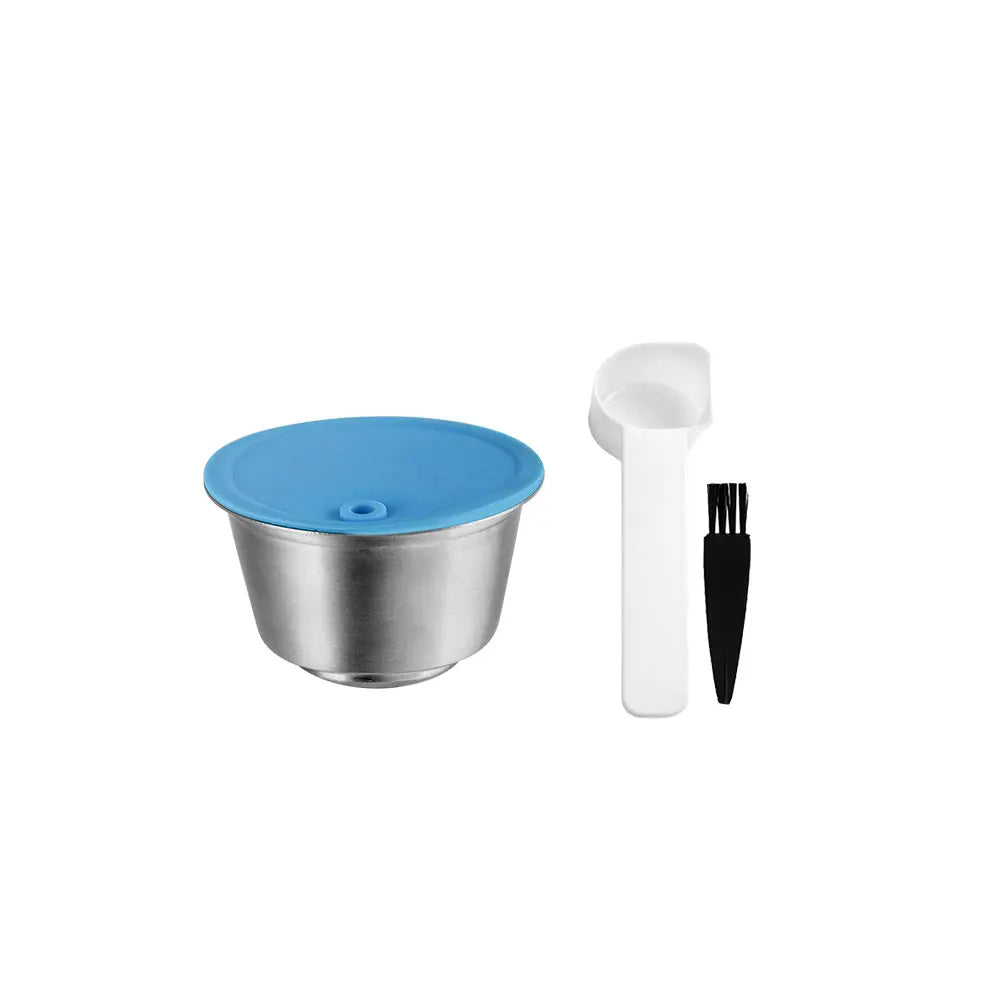 Refillable Stainless Steel Metal Reusable Dolce Gusto Capsule Silicone Cover For Dolce Gusto Cofee Machine Crema Coffee Maker