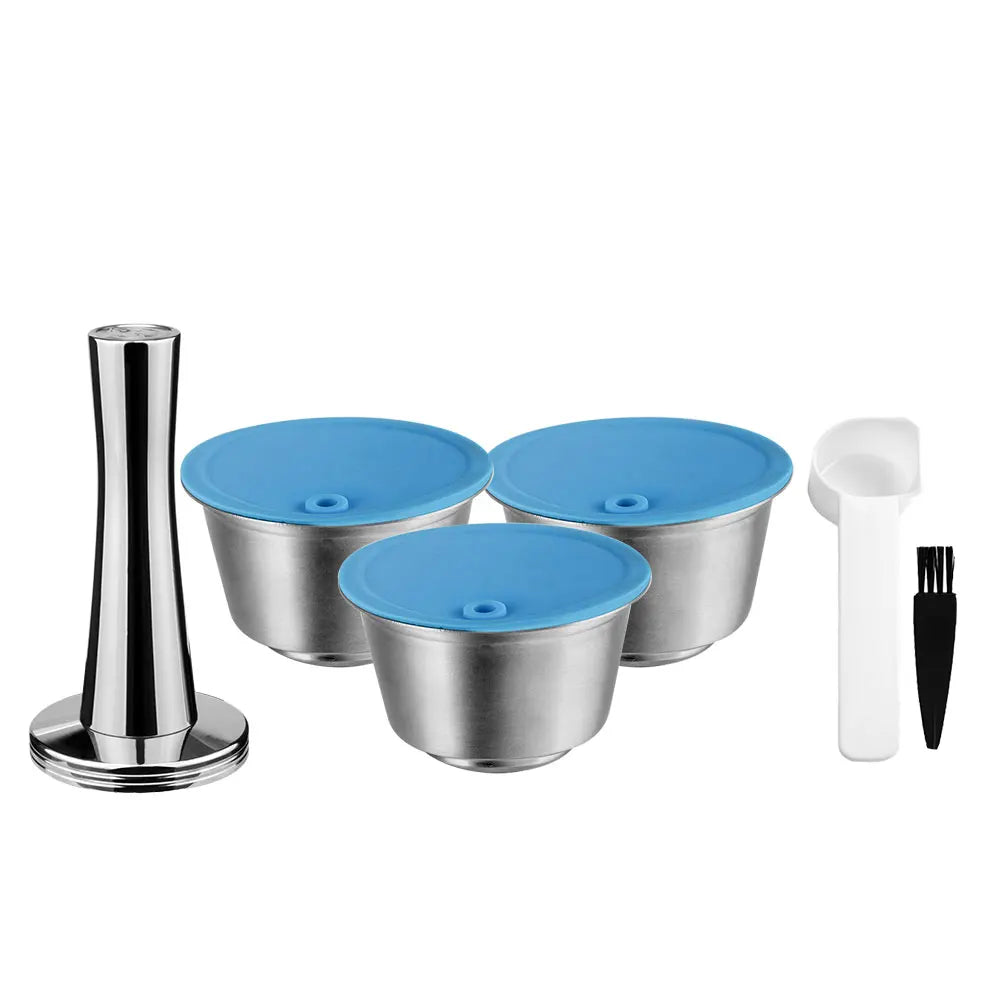 Refillable Stainless Steel Metal Reusable Dolce Gusto Capsule Silicone Cover For Dolce Gusto Cofee Machine Crema Coffee Maker
