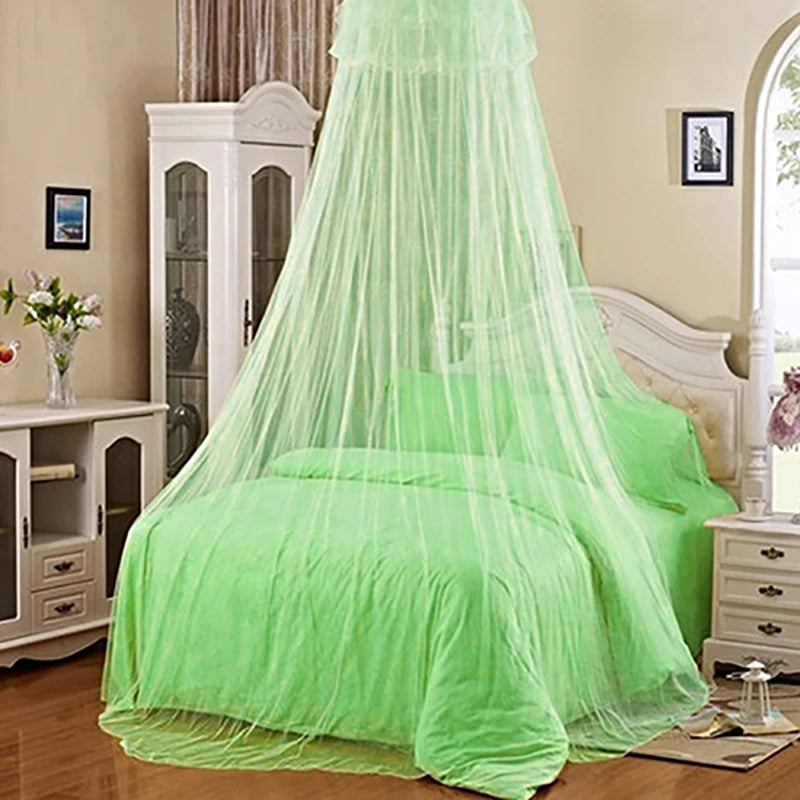 Elegant Lace Insect Bed Canopy Netting Curtain Round Dome Mosquito