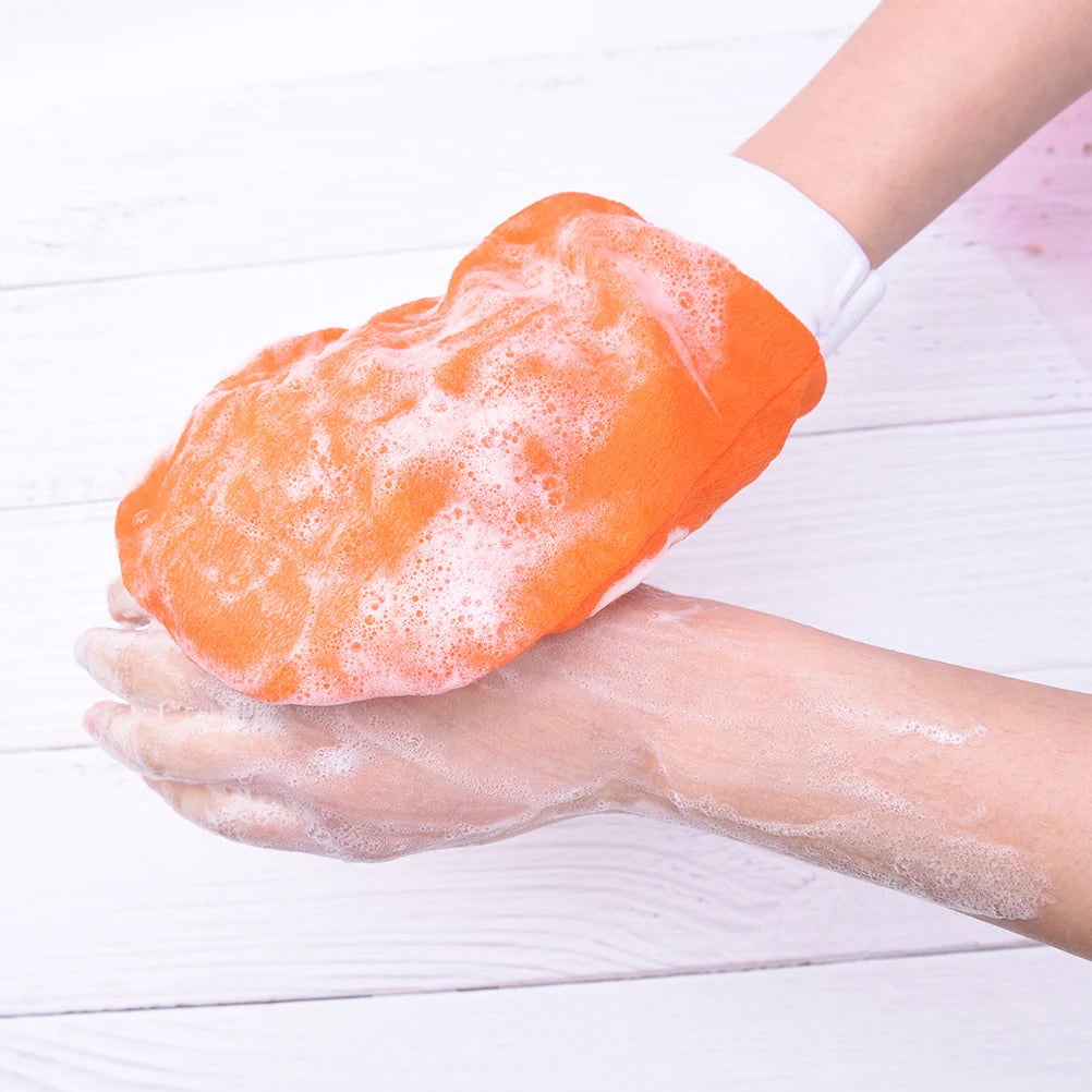 1PCS Hammam Shower Thicken Bath Magic Peeling Glove Exfoliating Tan Removal Kessa Bathing Cleaning Products Random