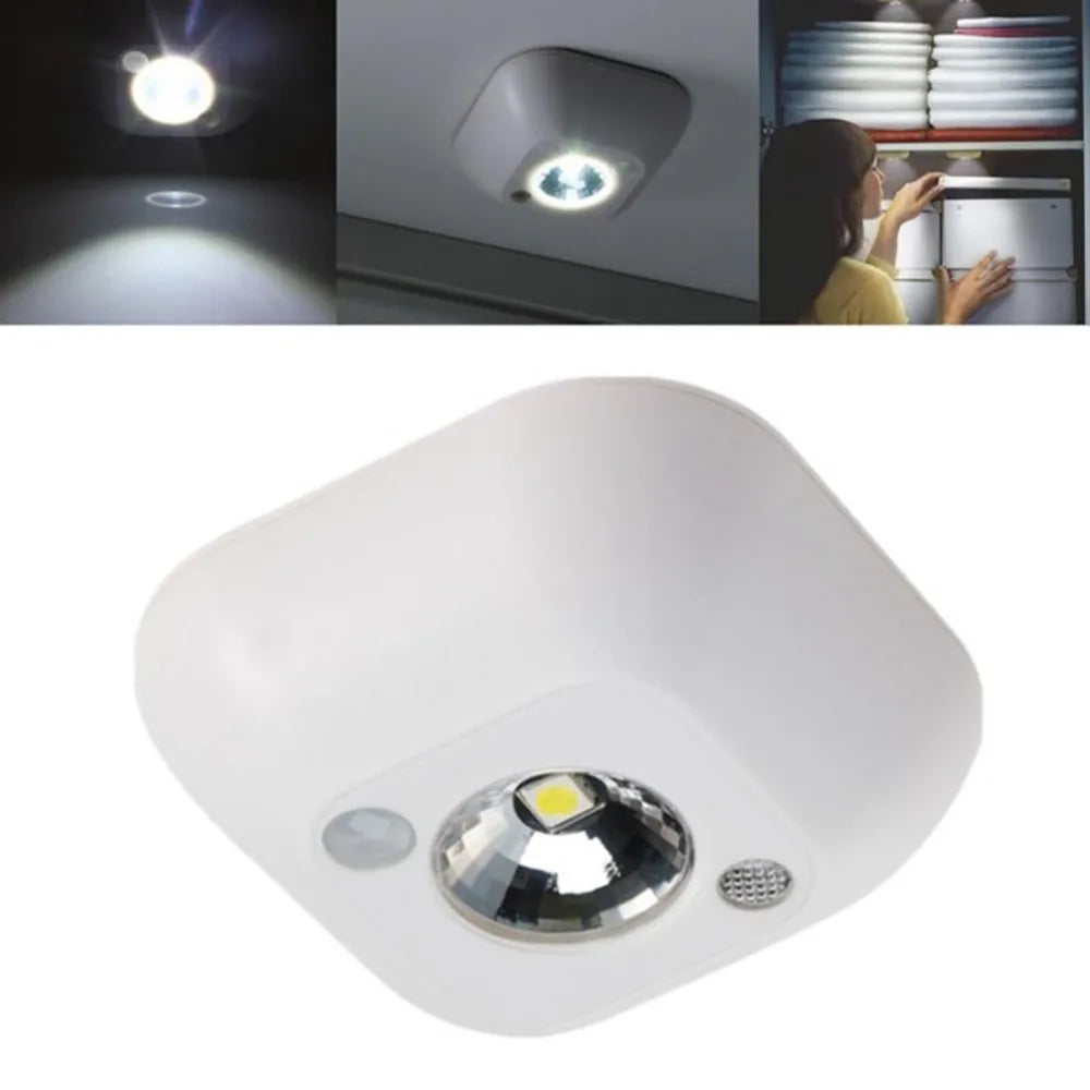 Mini Smart Body Wireless LED Sensor Night Light PIR Magnetic Infrared Motion Emergency LED Bulbs For Wall Lamp Cabinet Stairs