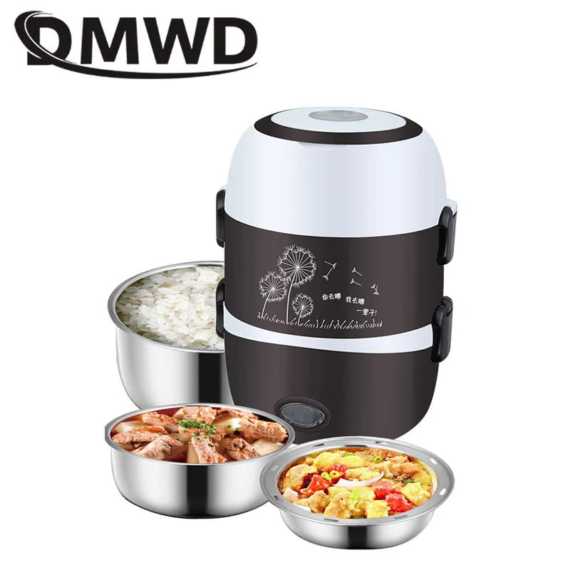 DMWD Electric Mini Rice Cooker 2L