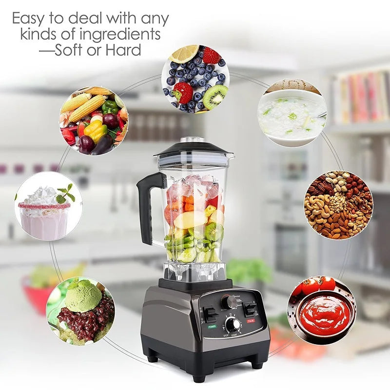 1400W Commercial Timer Blender and Ice Crusher