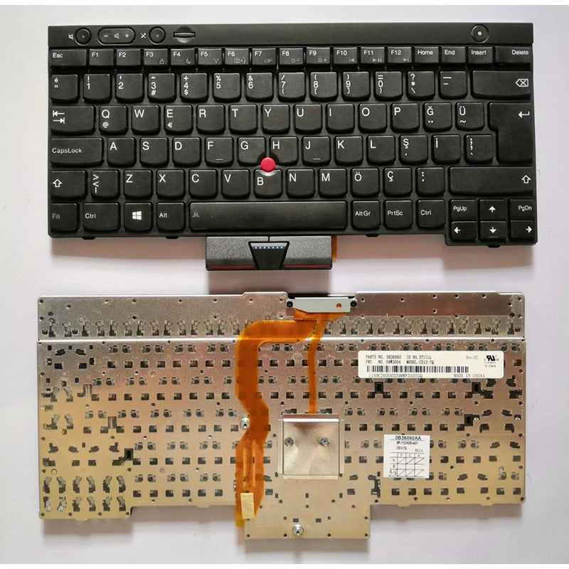US/UK/FR/GR/IT/RU/SP/TR/JP Keyboard for Lenovo ThinkPad L530 T430 L430 T430S X230 W530 T530 T530I T430I 04X1263 04W3048 04W3123