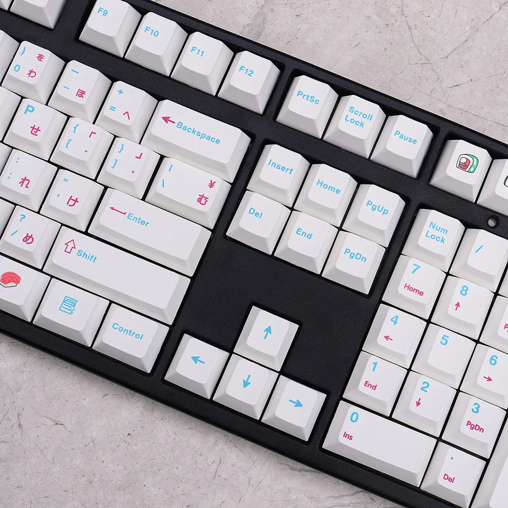 GMK Sushi TaiChi Large Set DYE-SUB PBT Keycap Japanese Custom Personality Cherry Profile Keycaps For Mechanical Keyboard  61/64