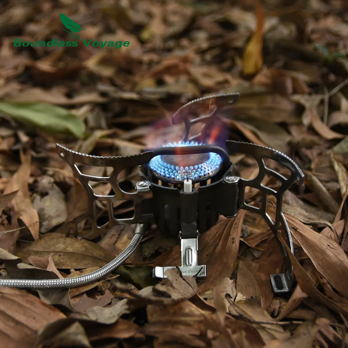 Boundless Voyage Outdoor Camping Folding Gas Stove with Lgniter Portable Foldable Aluminum Alloy Cooker 3500W