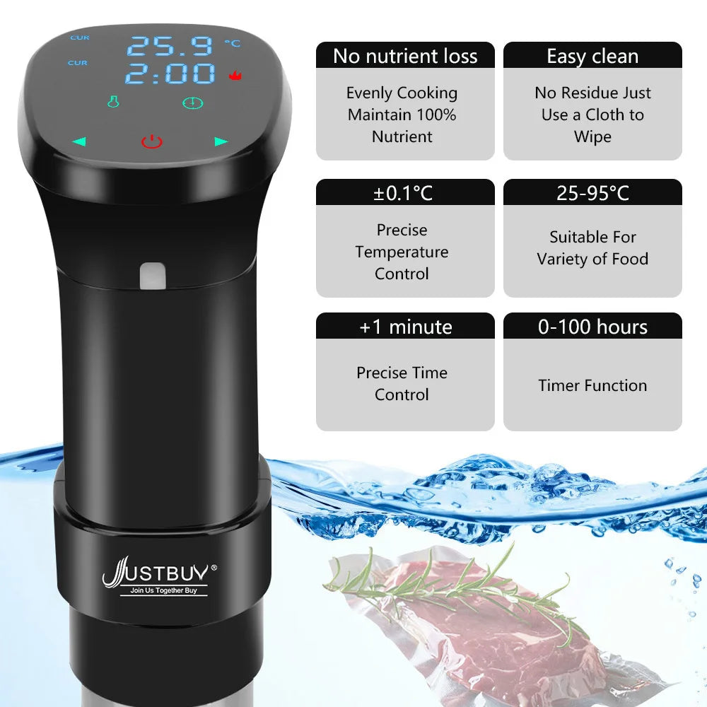 7th Gen Stainless Steel Sous Vide Cooker