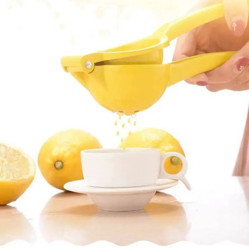 Portable Aluminum Citrus Juicer - Manual Hand Press