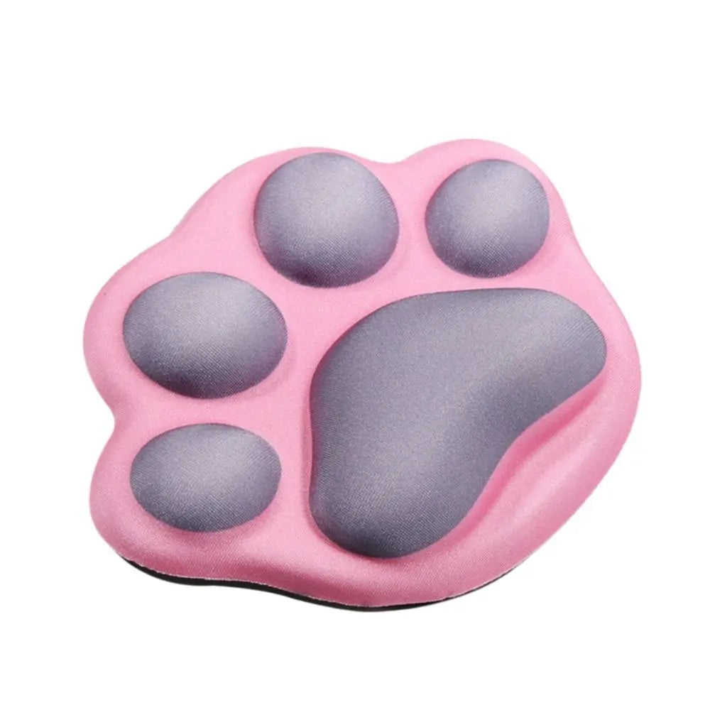 Cute Color Cat Paw Mouse Pad Creative Comfortable Soft Non-Slip Wrist Rest Hand Pillow Office Computer Laptop Wrist Rest Support