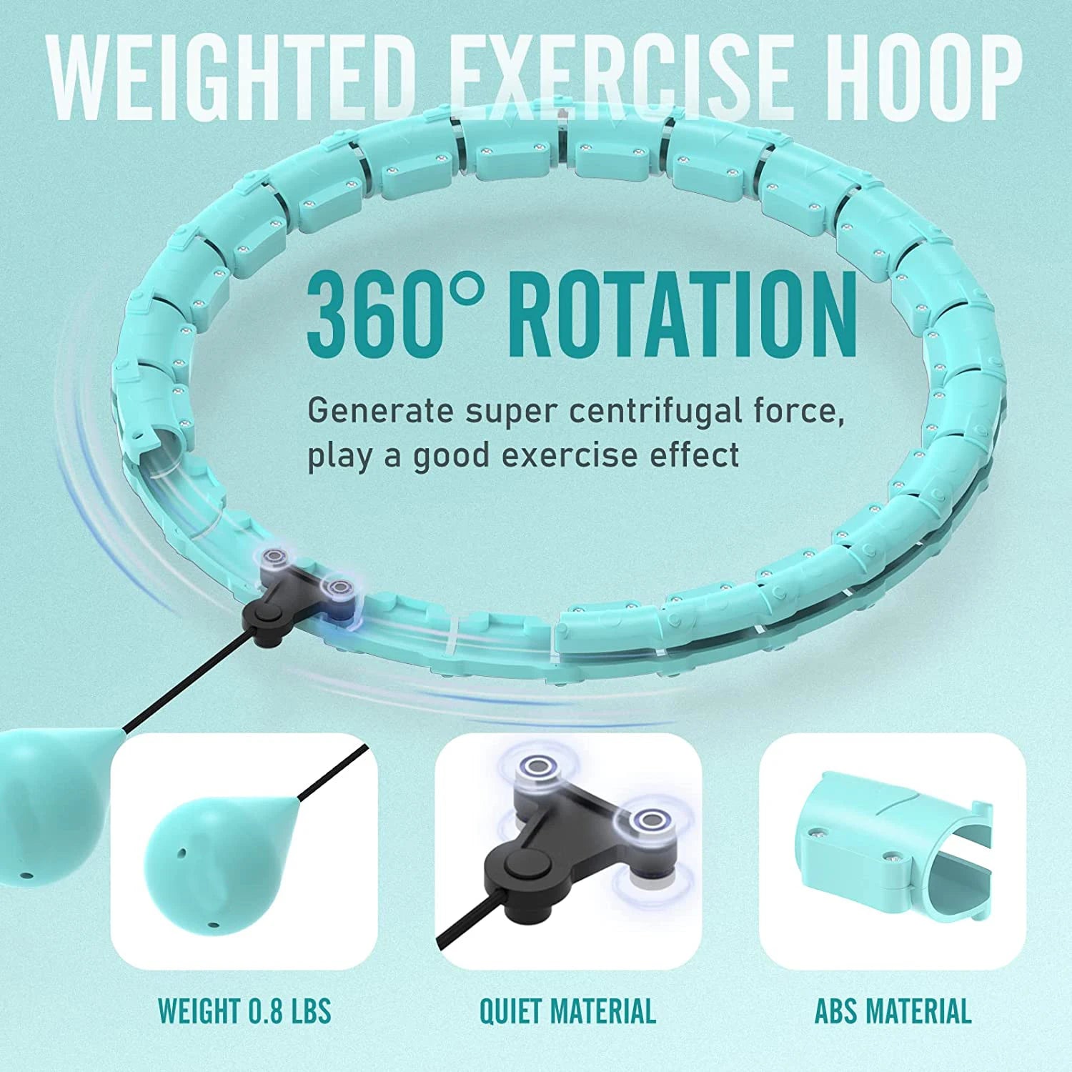 Slimming Hoop With Weight Exercise Weights Sport Sports Hoop