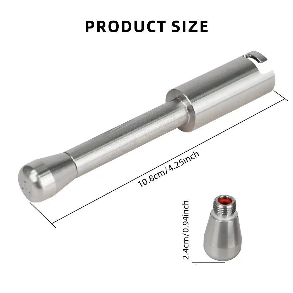 Coffee Maker Steam Nozzle Compatible with Delonghi EC685 304 Cofee Steam Wand Pipe Fittings 304 Stainless Steel Supplements