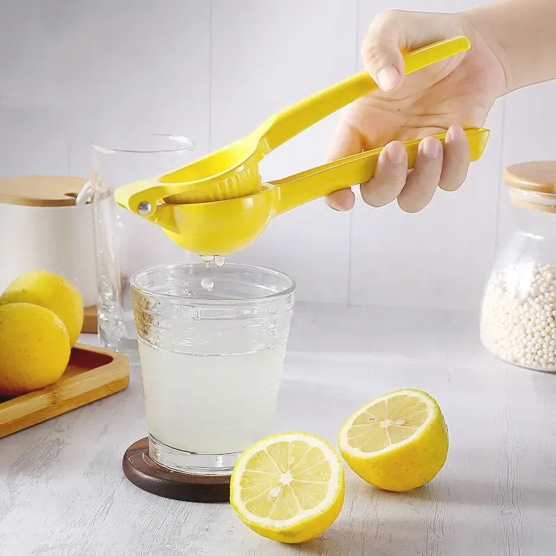 Portable Aluminum Citrus Juicer - Manual Hand Press