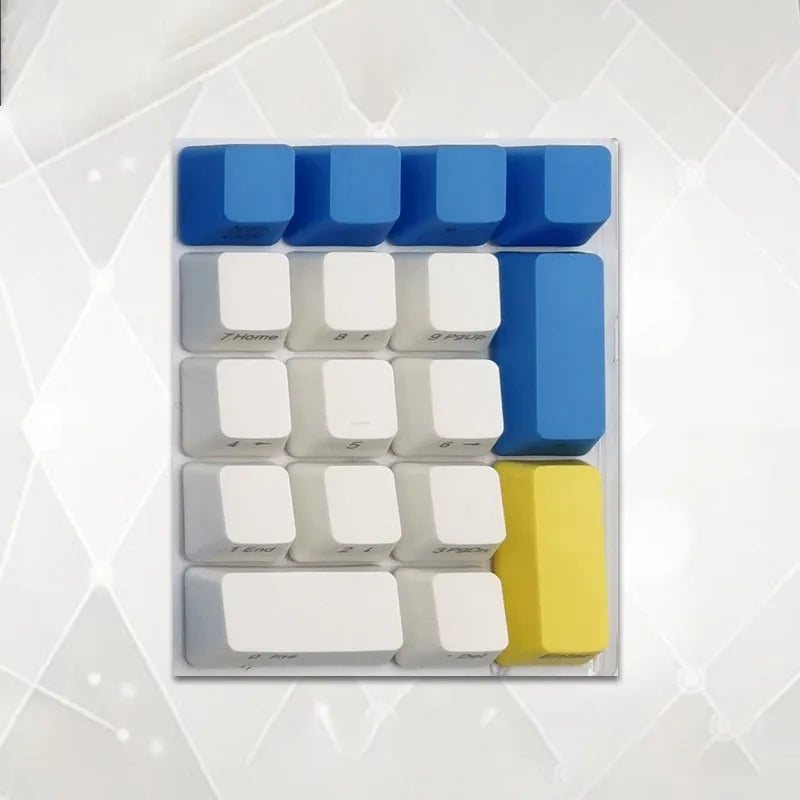 Number Keypad Mechanical Keyboard PBT Keycap Top Side Printed Blank 17 Keys Sunset Numerical Keypad MX Switch Numpad OEM Keycap