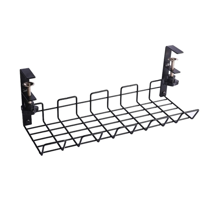 Rack for Desk Cable Storage and Management