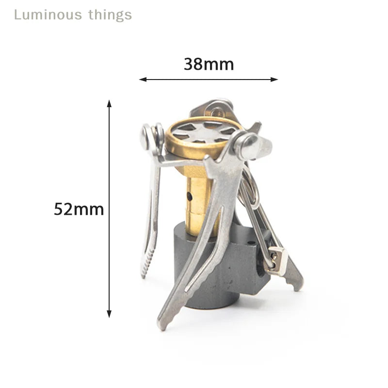 Outdoor Gas Stove Camping Gas Burner Portable Titanium Stove Survival nace