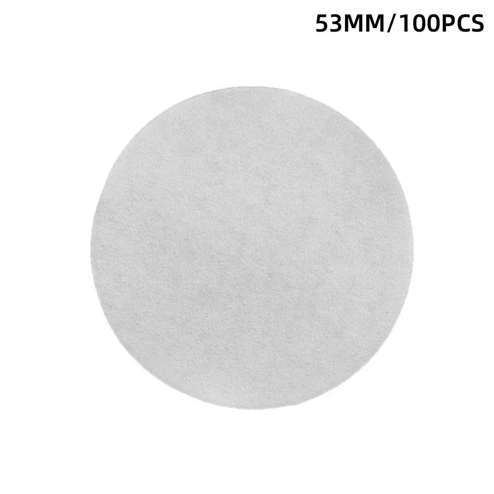 Powder Bowl Filters Filter Papers Cofe Good Toughness Raw Wood Pulp Round White Espresso Coffee Maker High Quality