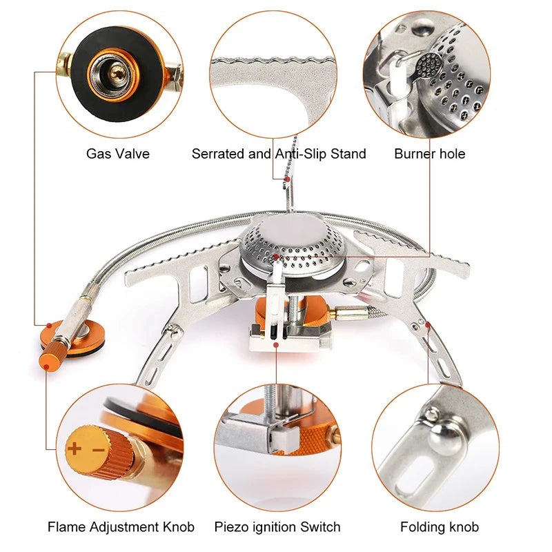 Folding Portable Camping Gas Stove