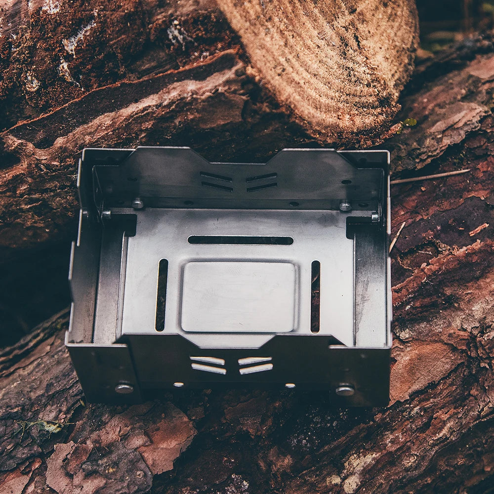 Foldable Titanium Alcohol Camping Stove