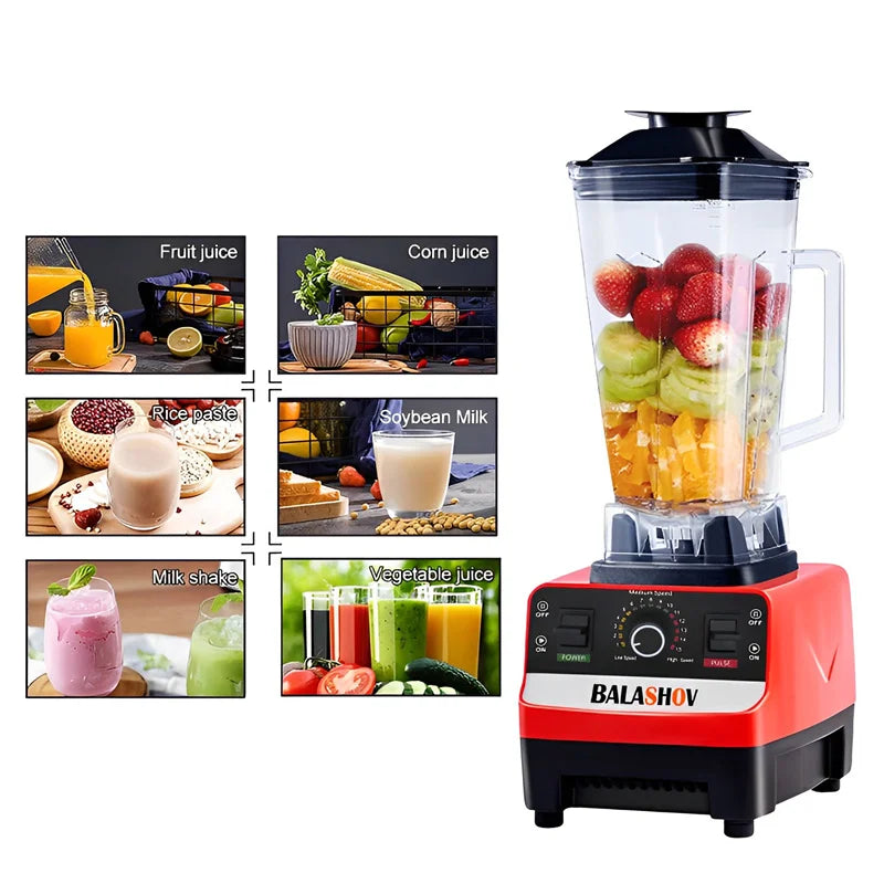 2000W Commercial Grade Blender for Smoothies & Ice