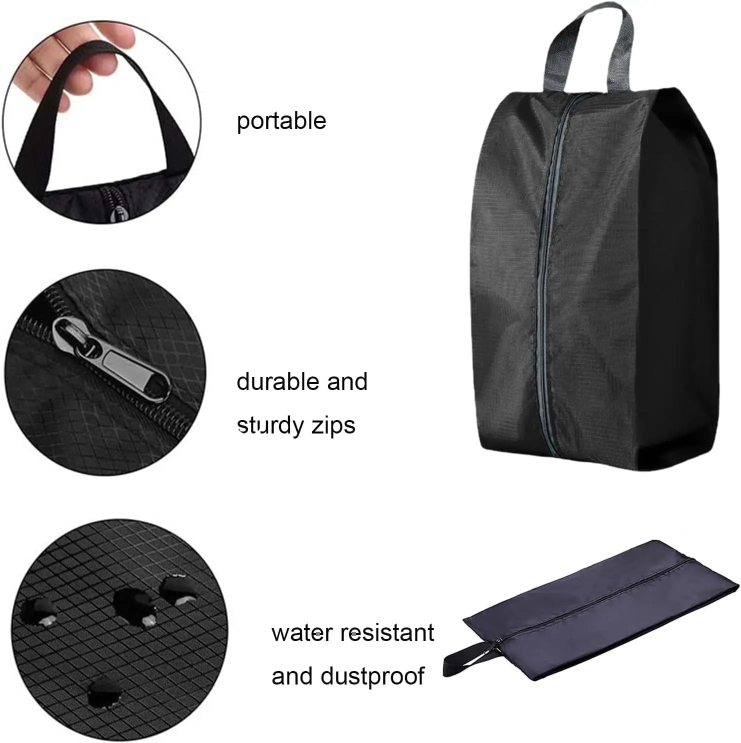 Portable Waterproof Shoes Bag Multi-function Foldable Outdoor