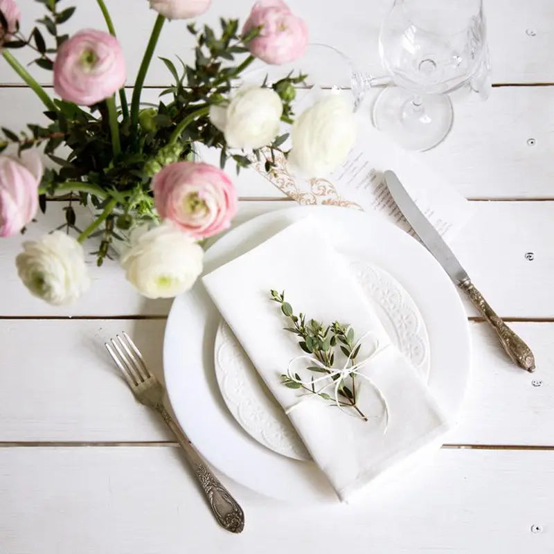 Dining Table Napkins | Cloth Dinner Napkins | HomeHaven Goods