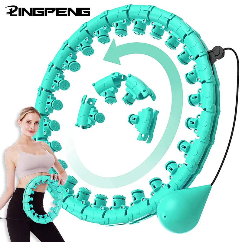 Slimming Hoop With Weight Exercise Weights Sport Sports Hoop