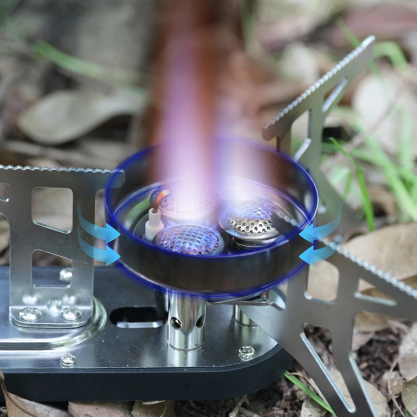 BRS Camping Folding Cassette Stove BRS-97 Portable Gas Stove 3800W Burner Stainless Steel Cassette Furnace Camping Accessories