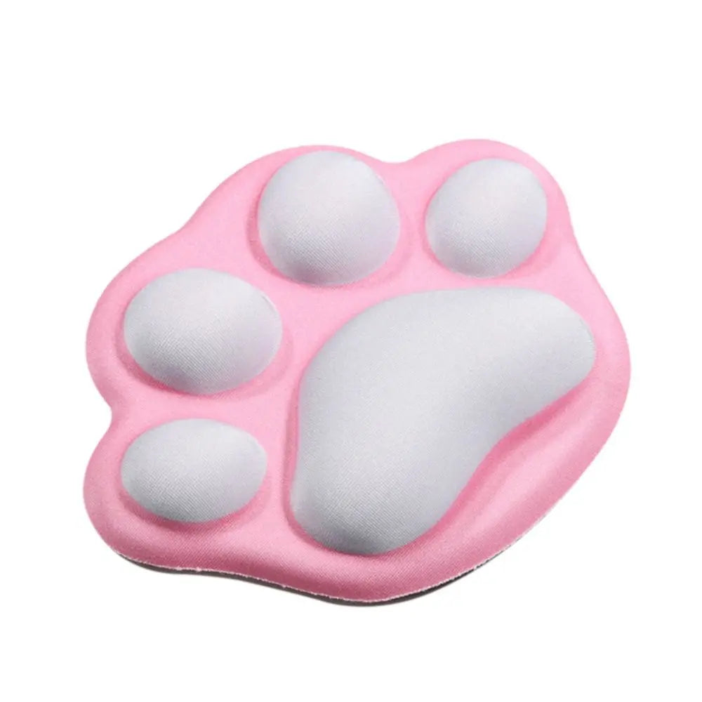 Cute Color Cat Paw Mouse Pad Creative Comfortable Soft Non-Slip Wrist Rest Hand Pillow Office Computer Laptop Wrist Rest Support