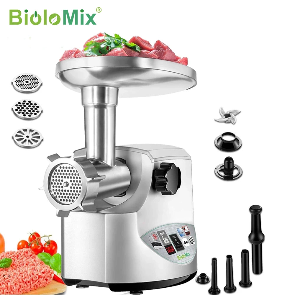 BioloMix 3000W Heavy Duty Electric Meat Grinder