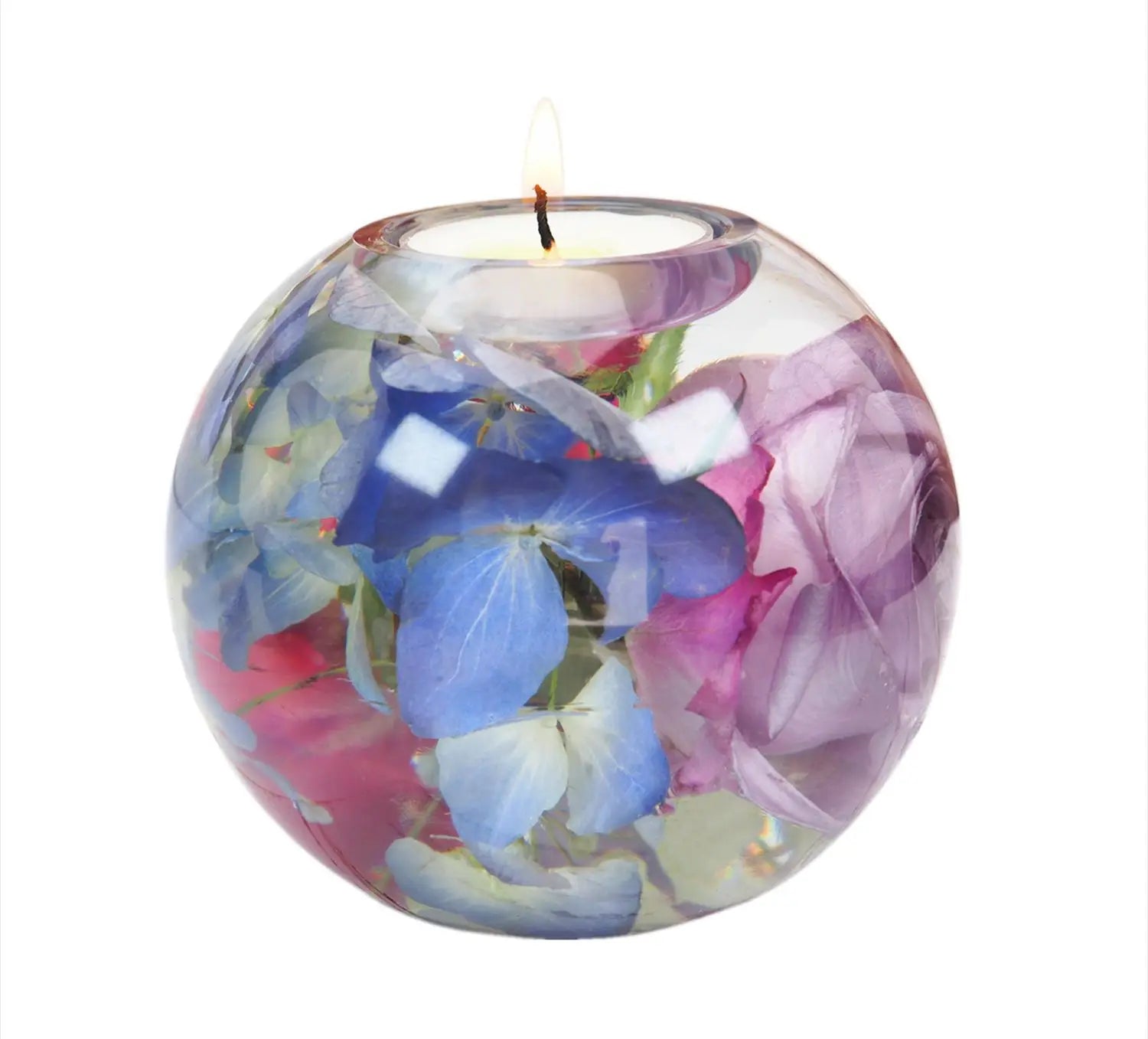 DIY Crystal Epoxy Resin Mold Sphere Candle Holder Mirror Silicone Mould