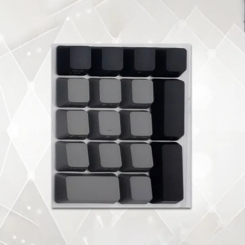 Number Keypad Mechanical Keyboard PBT Keycap Top Side Printed Blank 17 Keys Sunset Numerical Keypad MX Switch Numpad OEM Keycap