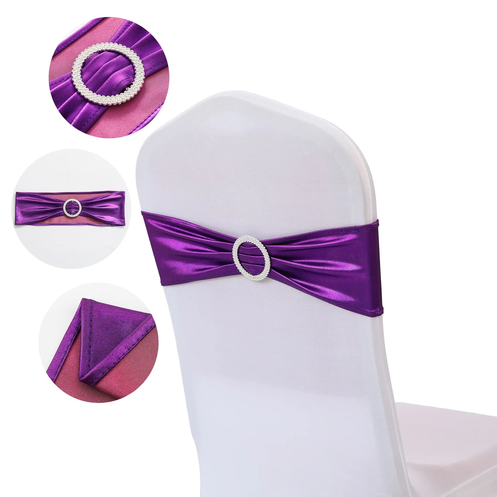 Wedding Chair Sashes | Spandex Chair Sashes | HomeHaven Goods