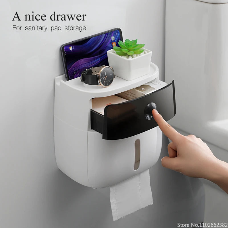 Porte-rouleau de papier toilette portable