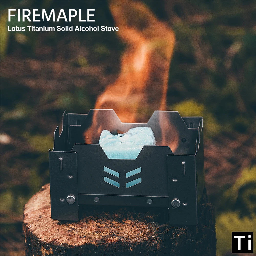 Foldable Titanium Alcohol Camping Stove