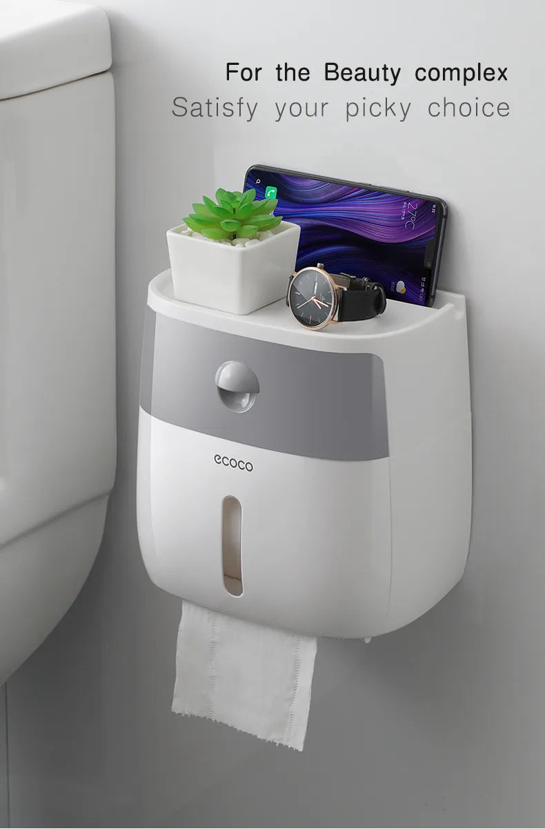 Porte-rouleau de papier toilette portable