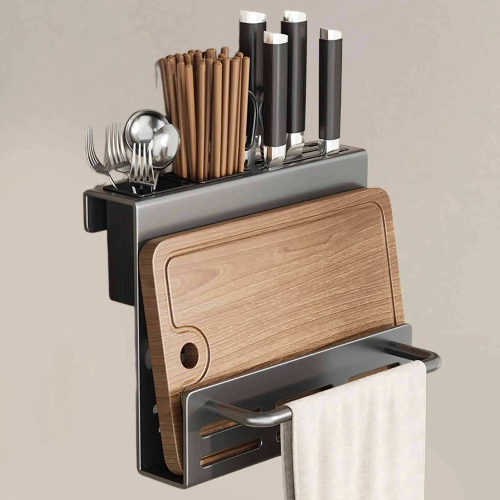 Wall Mounted Knife Organiser Utensil Holder Kitchen Knife