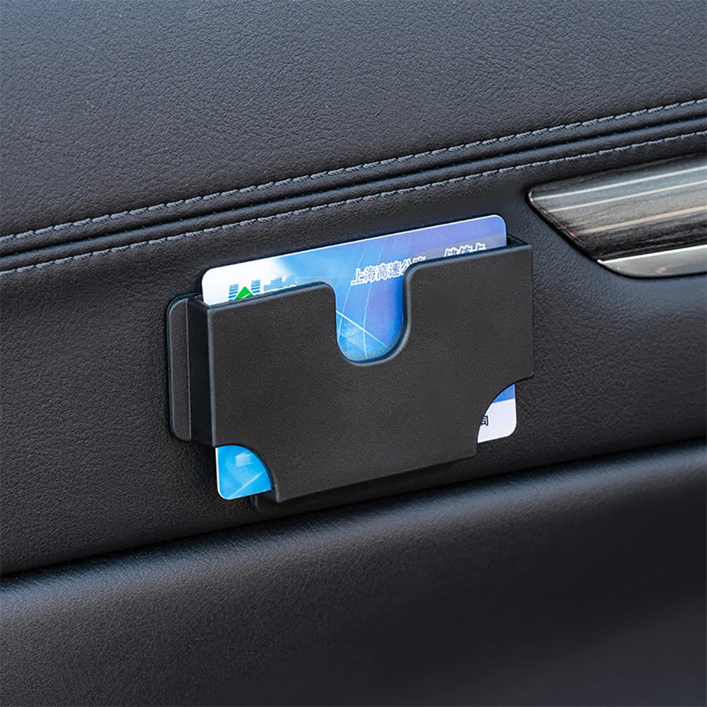 Car Interior Card Holder Multifunctional Portable Card Storage