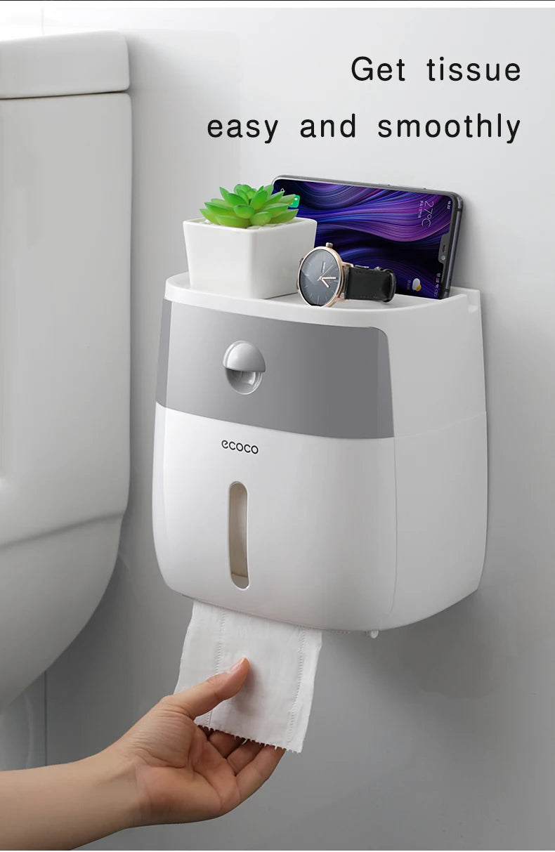 Porte-rouleau de papier toilette portable