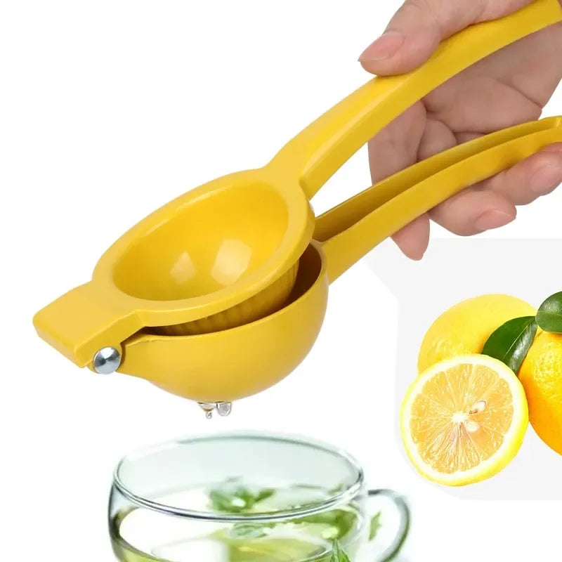 Portable Aluminum Citrus Juicer - Manual Hand Press