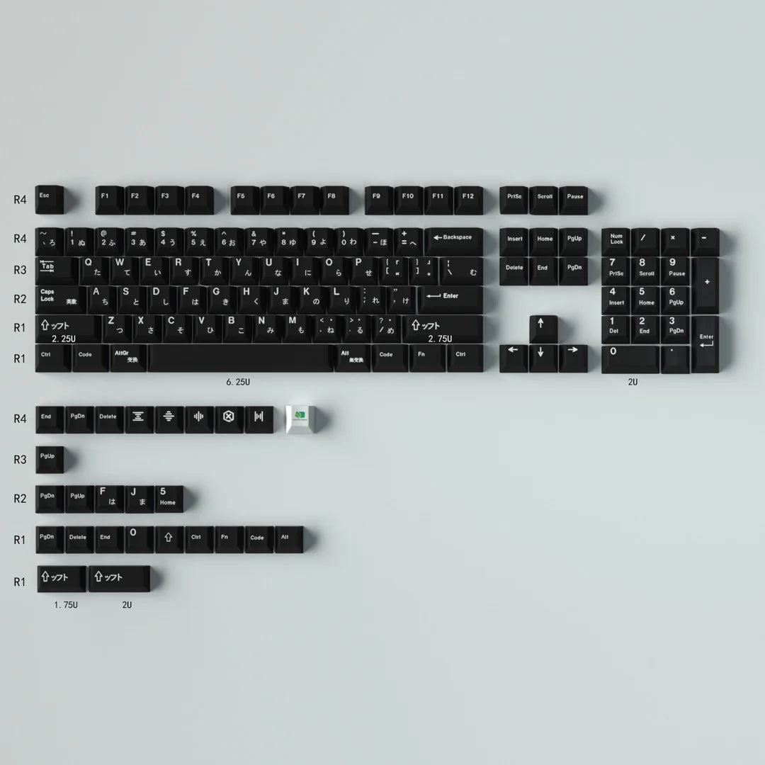 GMK Sushi TaiChi Large Set DYE-SUB PBT Keycap Japanese Custom Personality Cherry Profile Keycaps For Mechanical Keyboard  61/64