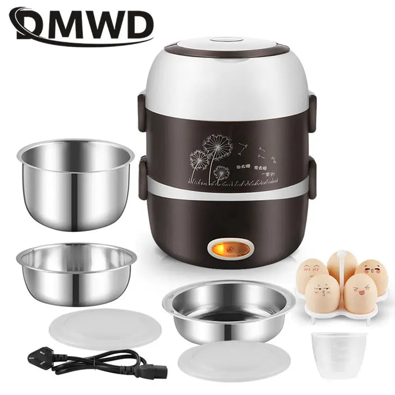 DMWD Electric Mini Rice Cooker 2L