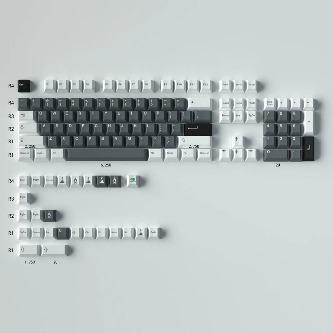 GMK Sushi TaiChi Large Set DYE-SUB PBT Keycap Japanese Custom Personality Cherry Profile Keycaps For Mechanical Keyboard  61/64