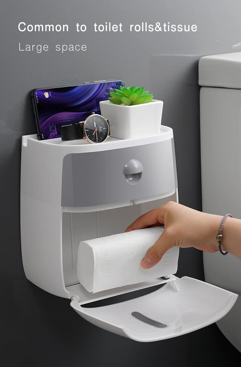 Porte-rouleau de papier toilette portable