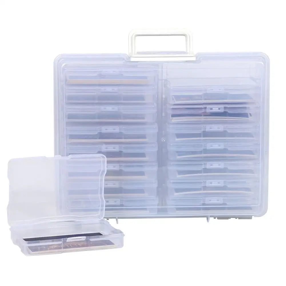 Photo Storage Box Photo Keeper Cases Plastic Photo Storage